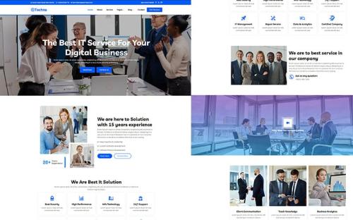 Techna - IT Solution & Business WordPress Theme theme free